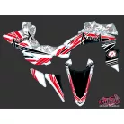 Karosszéria védő dekor matrica készlet Quad YAMAHA Spirit Piros Széria