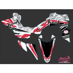   Karosszéria védő dekor matrica készlet Quad YAMAHA Spirit Piros Széria