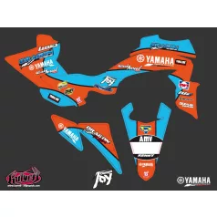   Karosszéria védő dekor matrica készlet Quad YAMAHA Replica clément jay 2012 Széria