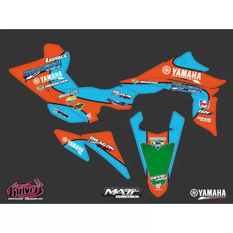 Karosszéria védő dekor matrica készlet Quad YAMAHA Replica mathieu ternynck 2011 Széria