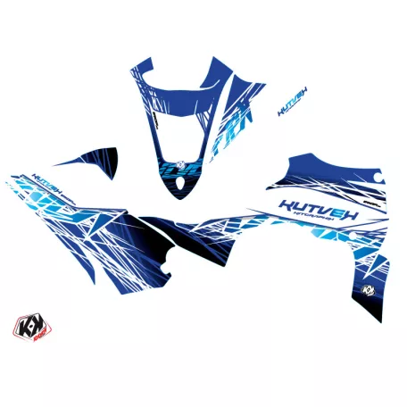 Karosszéria védő dekor matrica készlet Quad YAMAHA Eraser Kék Széria