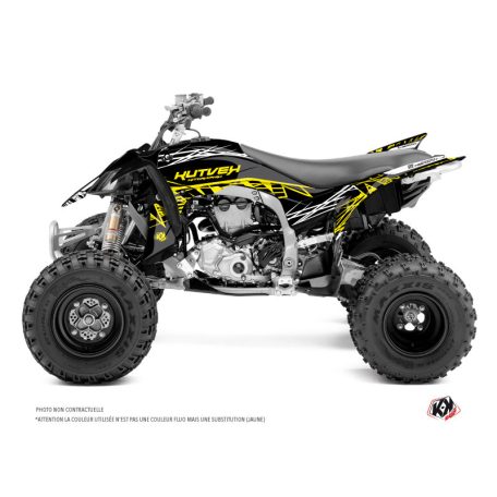 Karosszéria védő dekor matrica készlet Quad YAMAHA Eraser fluo Sárga Széria
