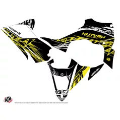   Karosszéria védő dekor matrica készlet Quad YAMAHA Eraser fluo Sárga Széria