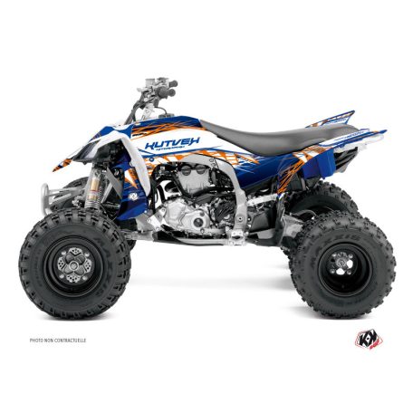Karosszéria védő dekor matrica készlet Quad YAMAHA Eraser Kék/Narancs Széria
