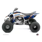 Karosszéria védő dekor matrica készlet Quad YAMAHA Eraser Kék/Narancs Széria