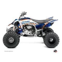   Karosszéria védő dekor matrica készlet Quad YAMAHA Eraser Kék/Narancs Széria