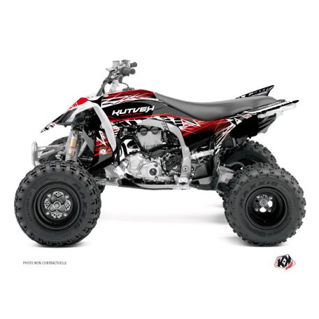 Karosszéria védő dekor matrica készlet Quad YAMAHA Eraser Piros/Fehér Széria
