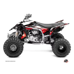   Karosszéria védő dekor matrica készlet Quad YAMAHA Stage Fekete/Piros Széria
