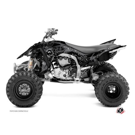Karosszéria védő dekor matrica készlet Quad YAMAHA Zombies dark Fekete Széria