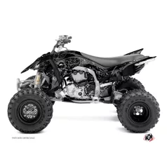   Karosszéria védő dekor matrica készlet Quad YAMAHA Zombies dark Fekete Széria