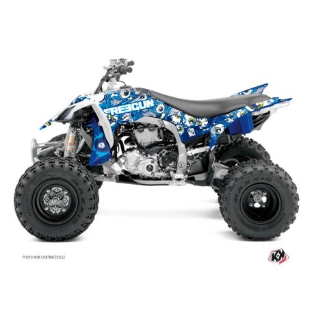 Karosszéria védő dekor matrica készlet Quad YAMAHA Freegun eyed Kék Széria