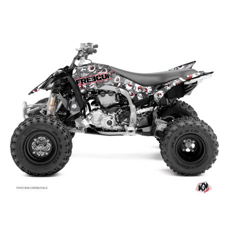 Karosszéria védő dekor matrica készlet Quad YAMAHA Freegun eyed Piros Széria