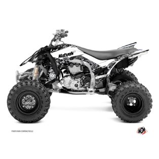   Karosszéria védő dekor matrica készlet Quad YAMAHA Predator Fehér Széria