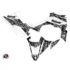  Karosszéria védő dekor matrica készlet Quad YAMAHA Predator Fehér Széria