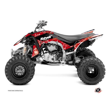 Karosszéria védő dekor matrica készlet Quad YAMAHA Predator Piros Széria