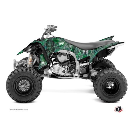 Karosszéria védő dekor matrica készlet Quad YAMAHA Camo Zöld Széria