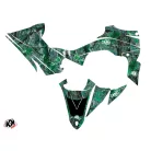 Karosszéria védő dekor matrica készlet Quad YAMAHA Camo Zöld Széria