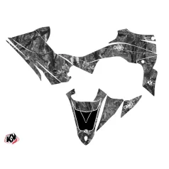  Karosszéria védő dekor matrica készlet Quad YAMAHA Camo Szürke Széria
