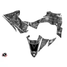 Karosszéria védő dekor matrica készlet Quad YAMAHA Camo Szürke Széria