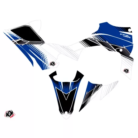 Karosszéria védő dekor matrica készlet Quad YAMAHA Stripe Kék Széria
