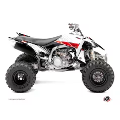   Karosszéria védő dekor matrica készlet Quad YAMAHA Stripe Piros Széria