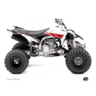 Karosszéria védő dekor matrica készlet Quad YAMAHA Stripe Piros Széria