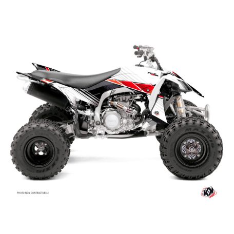 Karosszéria védő dekor matrica készlet Quad YAMAHA Stripe Piros Széria