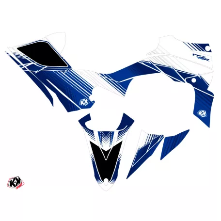 Karosszéria védő dekor matrica készlet Quad YAMAHA Stripe Kék/Nuit Széria