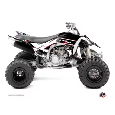   Karosszéria védő dekor matrica készlet Quad YAMAHA Corporate Fekete Széria