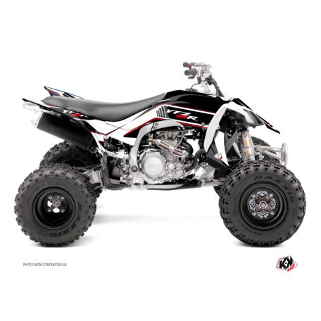 Karosszéria védő dekor matrica készlet Quad YAMAHA Corporate Fekete Széria
