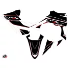 Karosszéria védő dekor matrica készlet Quad YAMAHA Corporate Fekete Széria