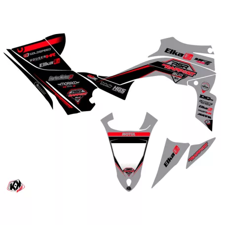Karosszéria védő dekor matrica készlet Quad YAMAHA Replica by rapport k20 Szürke/Fekete Széria