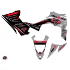 Karosszéria védő dekor matrica készlet Quad YAMAHA Replica by rapport k20 Szürke/Fekete Széria