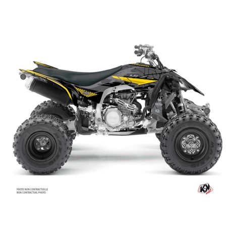 Karosszéria védő dekor matrica készlet Quad YAMAHA Kaiman Fekete/Sárga Széria