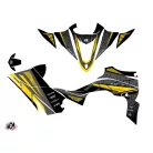 Karosszéria védő dekor matrica készlet Quad YAMAHA Kaiman Fekete/Sárga Széria