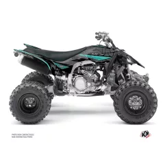   Karosszéria védő dekor matrica készlet Quad YAMAHA Kaiman Fekete/Turquoise Széria