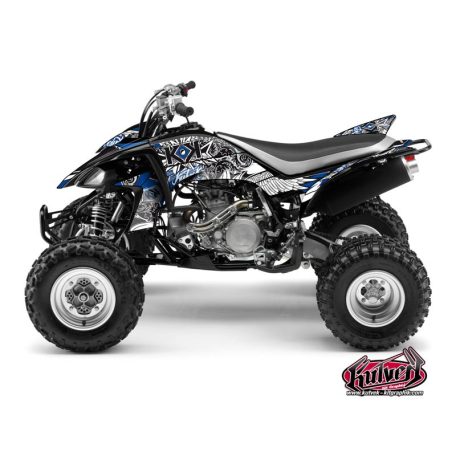 Karosszéria védő dekor matrica készlet Quad YAMAHA Demon Kék Széria