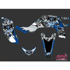   Karosszéria védő dekor matrica készlet Quad YAMAHA Demon Kék Széria