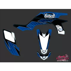   Karosszéria védő dekor matrica készlet Quad YAMAHA Factory Kék Széria