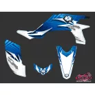 Karosszéria védő dekor matrica készlet Quad YAMAHA Graff Kék Széria