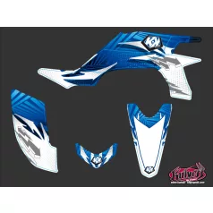   Karosszéria védő dekor matrica készlet Quad YAMAHA Graff Kék Széria