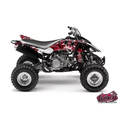   Karosszéria védő dekor matrica készlet Quad YAMAHA Demon Piros Széria