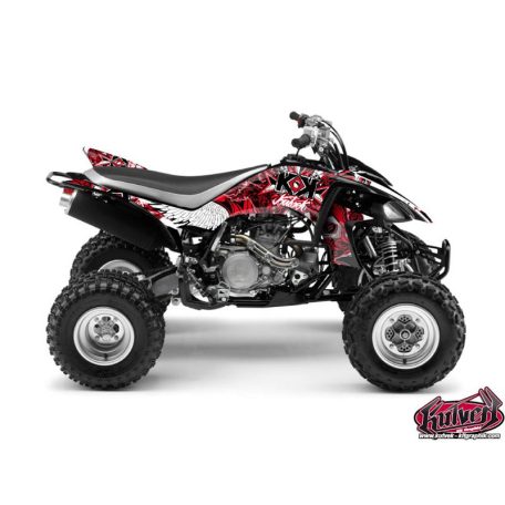 Karosszéria védő dekor matrica készlet Quad YAMAHA Demon Piros Széria