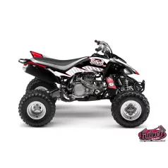   Karosszéria védő dekor matrica készlet Quad YAMAHA Factory Piros Széria