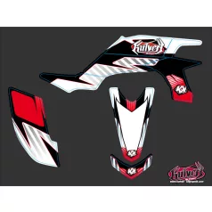   Karosszéria védő dekor matrica készlet Quad YAMAHA Factory Piros Széria
