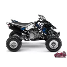 Karosszéria védő dekor matrica készlet Quad YAMAHA Trash Fekete/Kék Széria