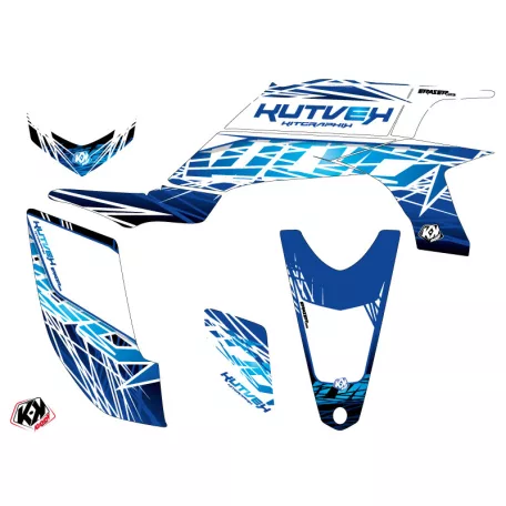 Karosszéria védő dekor matrica készlet Quad YAMAHA Eraser Kék Széria