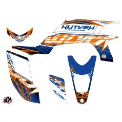   Karosszéria védő dekor matrica készlet Quad YAMAHA Eraser Kék/Narancs Széria
