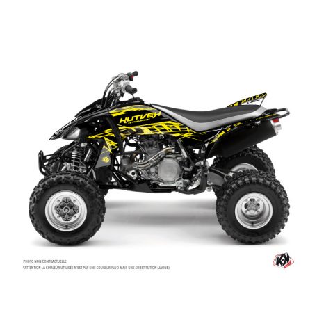Karosszéria védő dekor matrica készlet Quad YAMAHA Eraser fluo Sárga Széria