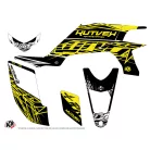Karosszéria védő dekor matrica készlet Quad YAMAHA Eraser fluo Sárga Széria